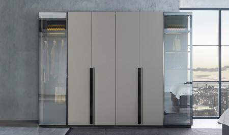 الموضة من باب 6 من MNZ-Cardea - جرة جرس مع باب زجاجي - Cadde Yıldız