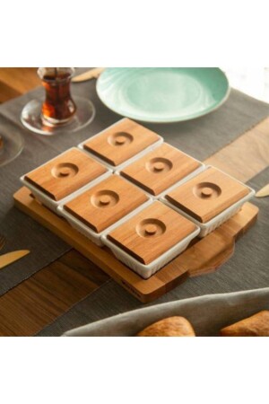 (منز) - البامبو - 6 قطع طعام فاخر - - NOWHOME