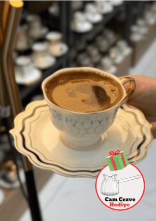 مجموعة من 6 كوبات قهوة ماركوس بورسلان - Onedekor