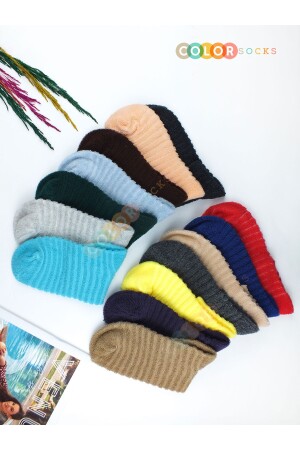 6 Paar Winter-Handtuchsocken-Set für Damen, Farbe 2220 - 3