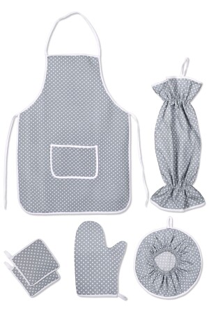مجموعة مطبخ من طراز MNZ-6 وملابس مطبخ - مخزنات الفرن - حاملين للمساعدين - حامل الحقيبة المنتظمة - ديملماتيك - Morlay