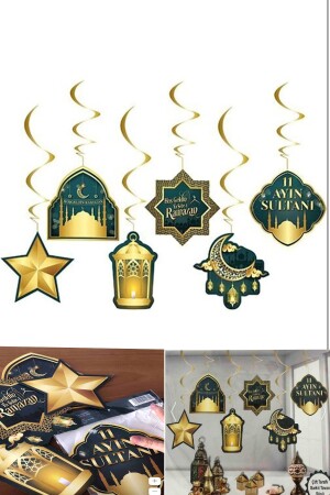 م.ن.ز-6 قطعة زينة السقف مرحبا بكم في مدينة رمضان العيد مصباح اللؤسسة الدينية المسلمة الموقع المنزلي رمضان إفتار الزينة - Parti Dolabı