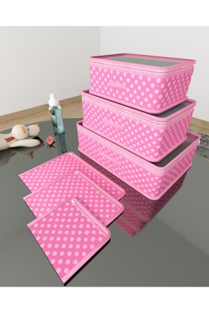 مجموعة هدايا الطفل من 6 قطع (PINK) - Homelife Ev Tekstil