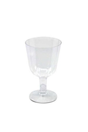 مجموعة من 6 كؤوس نبيذ بلاستيكية شفافة كؤوس نبيذ بلاستيكية قابلة للتخلص من النبيذ - Happyland