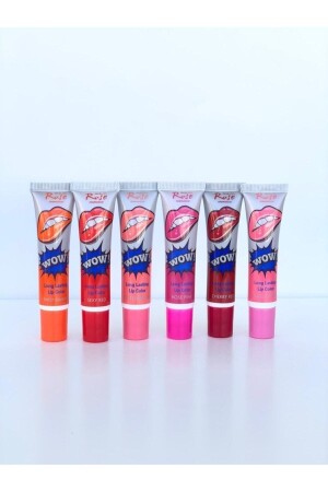 سلسلة من الشفاه المستمرة القابلة للقشرة من 6 قطع - Roesıa Rose Cosmetics