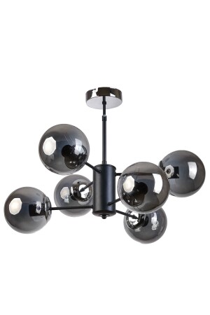 منز بول تصميم عصري غرفة المعيشة غرفة الطعام المطبخ اللون الأسود ضوء العصا المثبيتة 6 قطع شمعة S4120 - Modavize