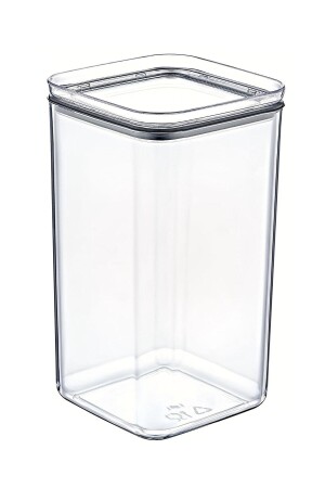 6 Stück 1,5 l wasserfester, beschrifteter, quadratischer Frischhaltebehälter, transparent, NDY-NDYEP-147 - 4