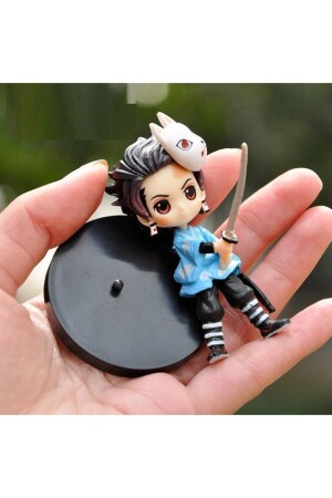 6 Stück Japan Anime Demon Slayer Kimetsu Yaiba Kamado Tanjirou Nezuko Agatsuma Figur zum Sammeln - 7