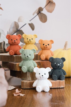 6 süße Figuren Teddybär - Miniatur - Figur - Figur - Dekorativ - Linza Home