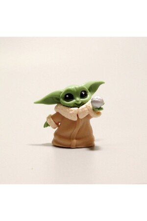 6 Teile/satz Disney Baby Yoda Bewegliche Spielzeug Puppen Anime 5-6cm Star Wars Kawai Mini Decor HC-ALK125 - 3
