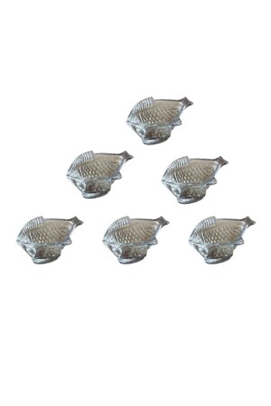 6-teilige Snack-Servierschüssel aus Glas mit Fischmuster, Saucenschüssel, Snackschüssel, Frühstücksschüssel PL-1157 - 4