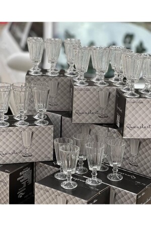 6-teiliges Kaffeeglas-Set Flötenglas - Clasavm