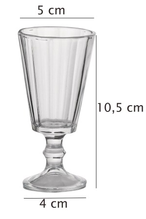 6-teiliges Kaffeeglas-Set Flötenglas - 5