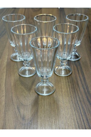 6-teiliges Kaffeeglas-Set, Flötenglas, Paşabahçe-Modell - 4