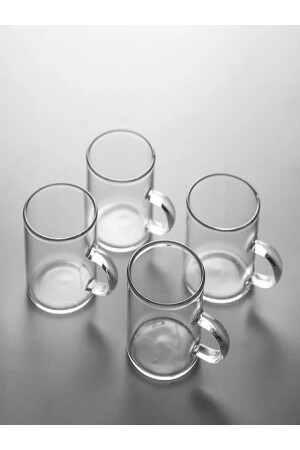 6-teiliges, luxuriöses, dünnes, feuerbeständiges Becherbecher-Set aus Borosilikatglas mit 6 Bechern 190 ml Bls-brd-280 BLS-BRD-280 - 3