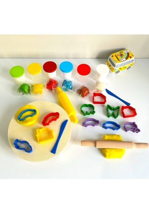 6-teiliges Spielteig-Set, Geschirr, Spielteigform, Geschenk - 2