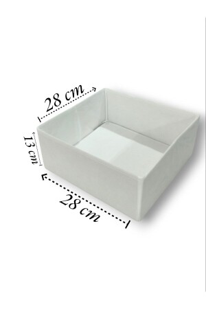 6-teiliges weißes Schubladen-Organizer-Set – Mehrzweck-Schrankbox-Set BalkanRoomCidb6 - 3