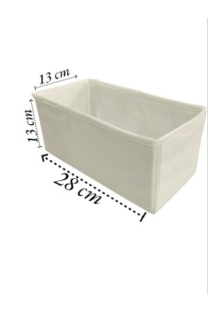 6-teiliges weißes Schubladen-Organizer-Set – Mehrzweck-Schrankbox-Set BalkanRoomCidb6 - 4