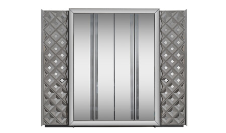 نيبال - نيبال فخمة 6 أبواب خزانة الملابس V2 - Cadde Yıldız