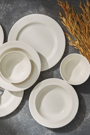 (منيز باسك) ، عشاء من الفورسلين لـ6 أشخاص - Karaca