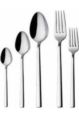 م.ن.ز-60 قطع يومية ملعقة - فرك مجموعة ل 12 شخص حلقة زفاف مسطحة نموذج 100 - Gülçelik