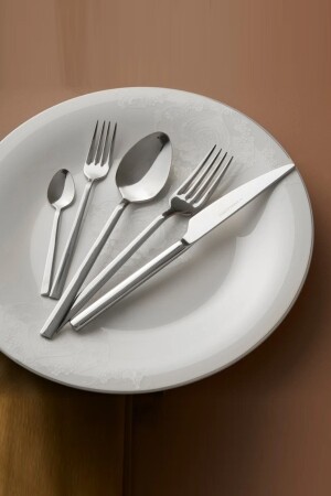 مـنـز هـيرون 60 قطعة سكين ملعقة شوكة مجموعة 12 شخص 1017002. 0061 - Karaca