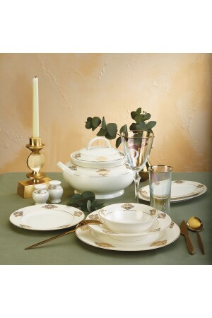 (مينز) - (سير) العظام الجديدة 60 قطعة عشاء لـ 12 شخص 600 10. 02. 4436 - Emsan