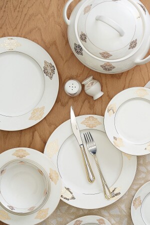 (منز) - العظام الجديدة (إيبرا 60 قطعة عشاء مجموعة 600. 15. 01. 0885 - Emsan