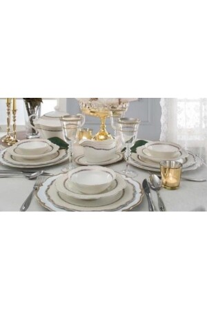 (منيز مارفل) 60 قطعة عشاء مجموعة 71243131 - Pierre Cardin