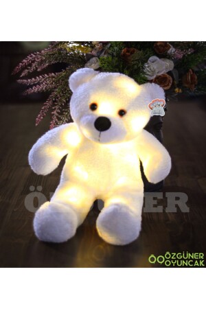 60 Cm Led Işıklı Peluş Ayıcık (%100 Yerli) ptrn - 2