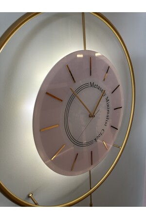 60 cm Timelles LOVE GOLD LED Duvar Saati Serisi , Modern Dekoratif Metal Kristal Cam Duvar Saati Love60 - 6