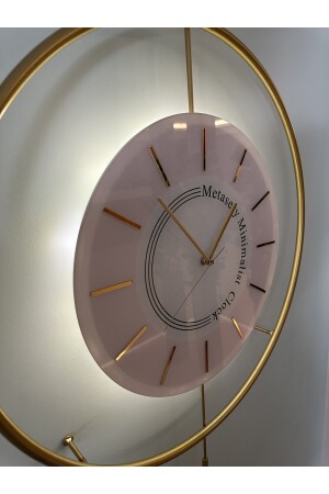 60 cm Timelles LOVE GOLD LED Duvar Saati Serisi , Modern Dekoratif Metal Kristal Cam Duvar Saati Love60 - 4
