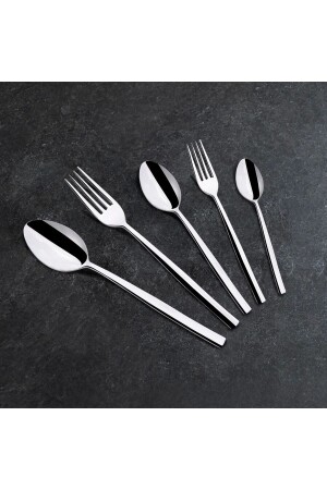 60-teiliges Gabel-Löffel-Set aus Edelstahl, geeignet für den täglichen/industriellen Gebrauch, 60 lıtufanbeyliset - Tufanbeyli Hediyelik