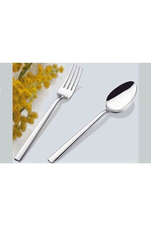 منز الفولاذ نيل 60 قطعة ملعقة مجموعة UYGUN8745 - İnter