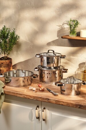 فولاذ من النحاس المُخنطس من النحاس الثامن قطعة طباخات 600. 15. 01. 2785 - Emsan