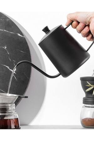 فولاذة كأس للقهوة مع غطاء الماعز الأسود 600 مل - Hubbychef