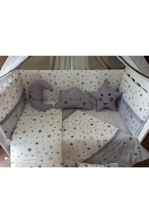 60x120 12-teiliges Babyschlafset mit Moskitonetz PCS10 - 4