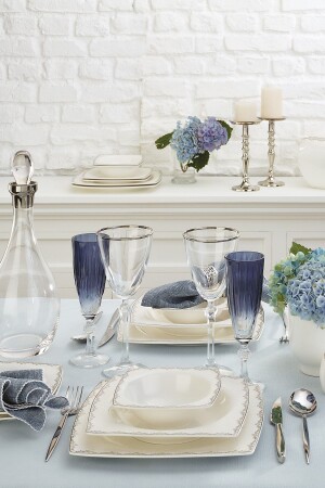 (مينز) العظام الجميلة (لوتس) الجديدة (مجموعة عشاء (لـ 61 قطعة لـ 12 شخص 600. 15.01. 1234 - Emsan