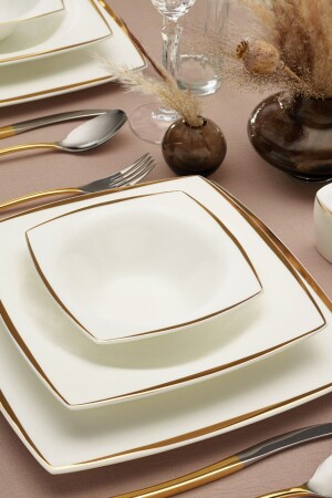 م.ن.ز-فاين بيرل أجيت 62 قطعة عشاء اللؤلؤة مجموعة لـ 12 شخصًا 153. 03. 08. 0298-1 - Karaca