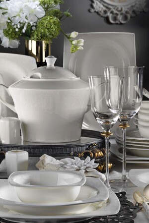 مـنـز-بـون مـار 62 قطعة 9559 طـبـيعـة عشاء مـنـمـر62YT9559 - Kütahya Porselen