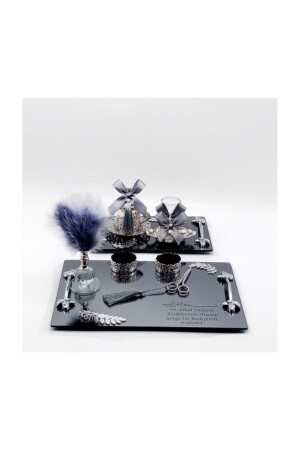 سورة أنفال 63 الآية المكتوبة كلمة خطبة وعلبة ورقبة العريس ENFAL - AŞİR