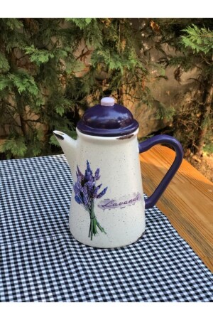 جنجر سيراميكي مصنوع يدويًا مع غطاء لافندرا لافندرا سوراهي64 - Handmadesign