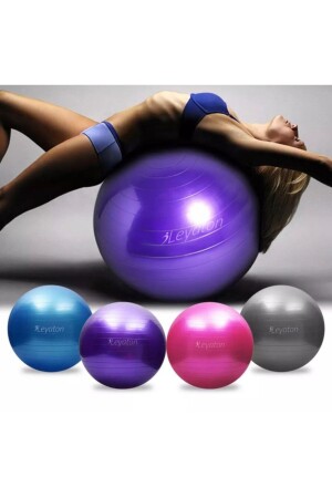 65 cm Dura-strong Deluxe Pilates Ballpumpe - 1