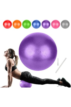 65 cm großer Pilates-Ball, dicker Yoga-Übungsball mit Pumpe - 7