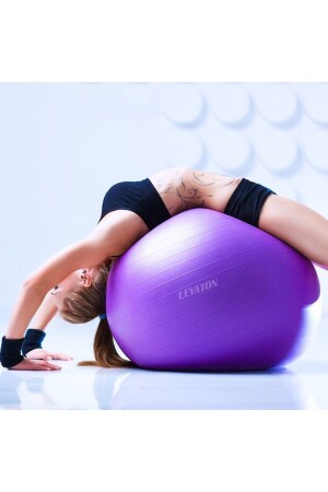 65 cm langer, schnurgebundener Pilates-Ball. Langlebiger, hochwertiger Pilates-Ball - 1