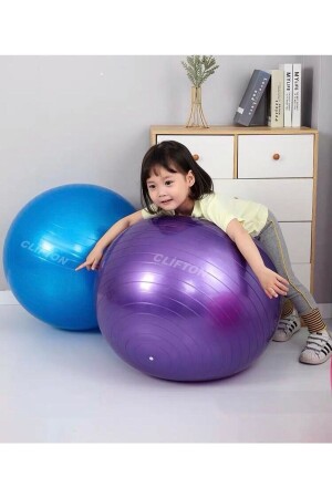 65 cm Pilates-Ball, Yoga-Platten, Gymnastikball - 3