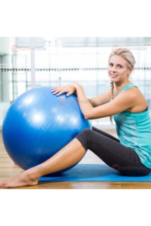65 Cm Pilates Topu Büyük Boy Kalın Yoga Egzersiz Topu - 2