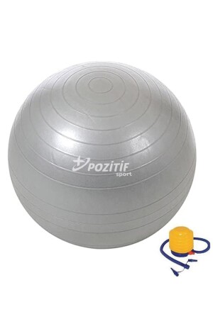 65 Cm Pilates Topu Büyük Boy Kalın Yoga Egzersiz Topu Pompalı - 1