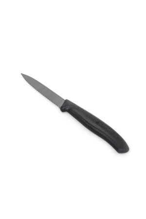 67633 Schälmesser mit Wellenschliff – Schwarz – 8 cm EVIDEA8265 - 2