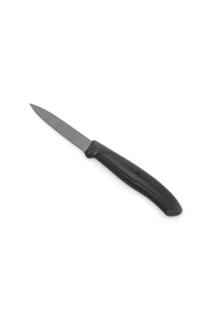 67633 Schälmesser mit Wellenschliff – Schwarz – 8 cm EVIDEA8265 - 4